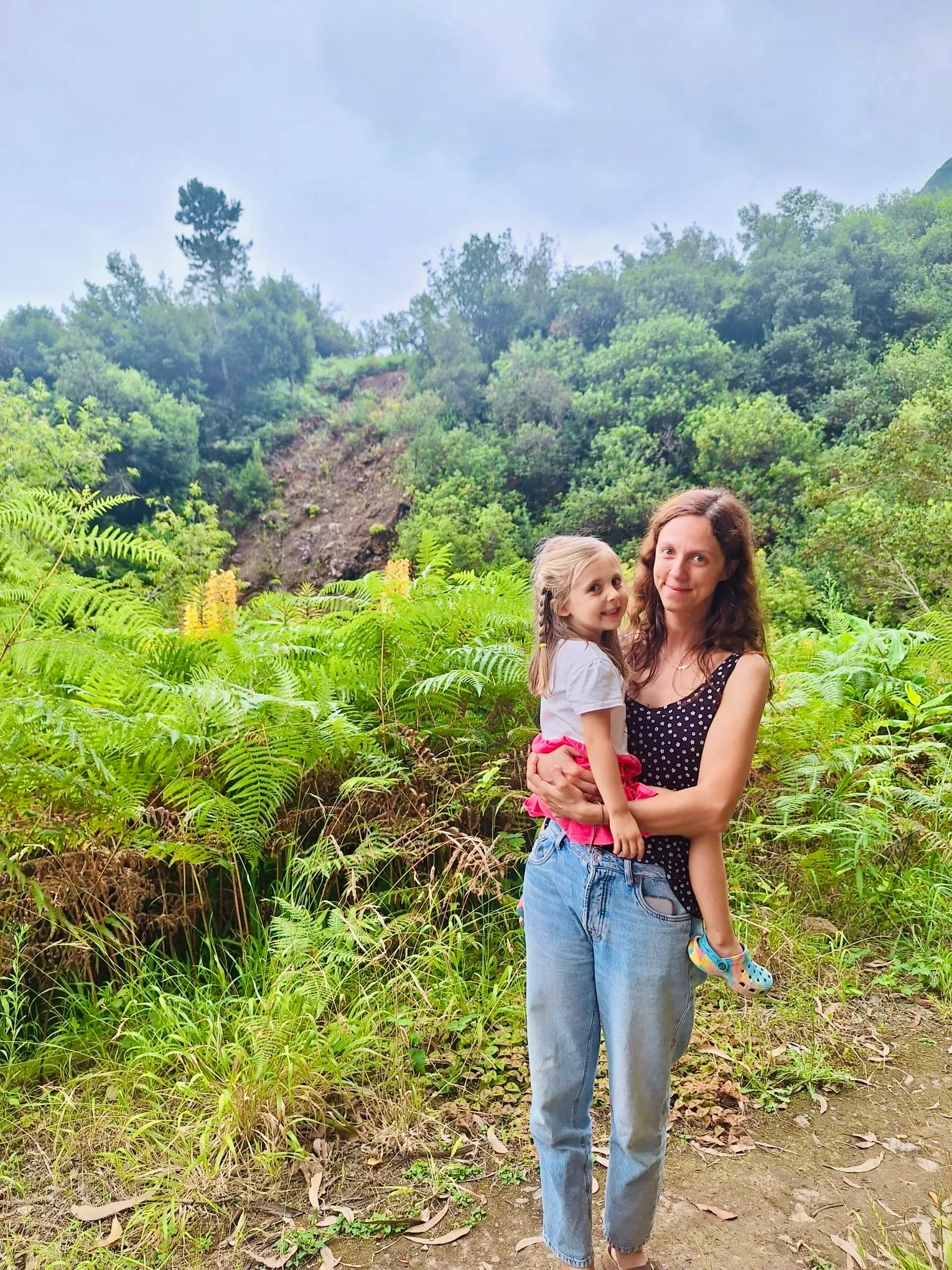 Lisa with her daughter